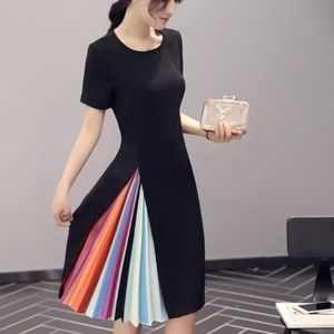 NWOT Fun Casual Black Cocktail Dress w Peek-A-Boo